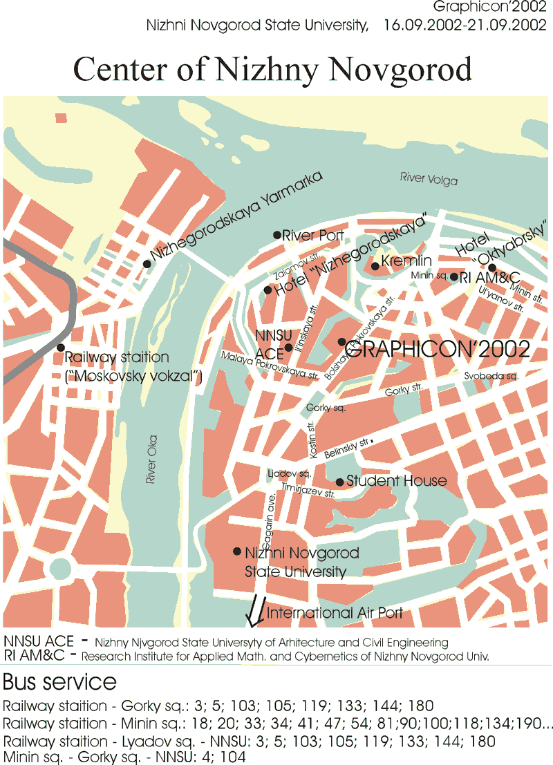 Панорамная карта нижнего новгорода